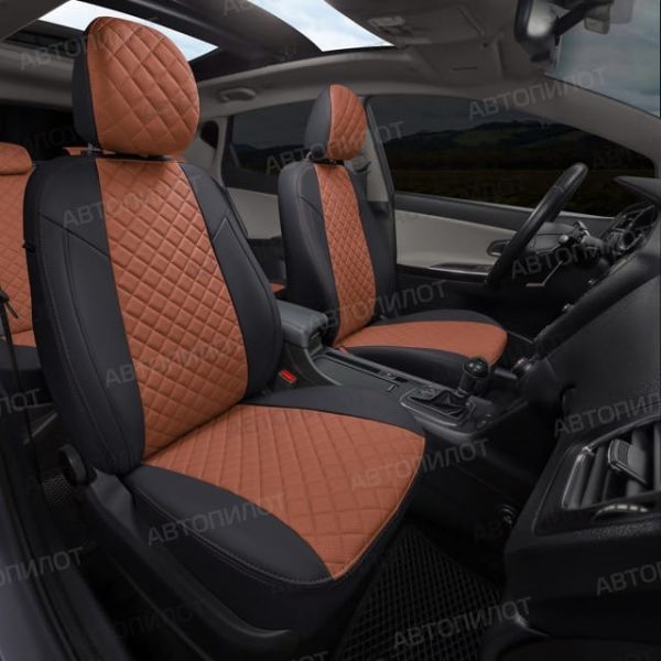 Чехлы Автопилот Экокожа Ромб на Jaecoo J7 (2023+) Чехлы Автопилот Экокожа Ромб на Jaecoo J7 (2023+)
