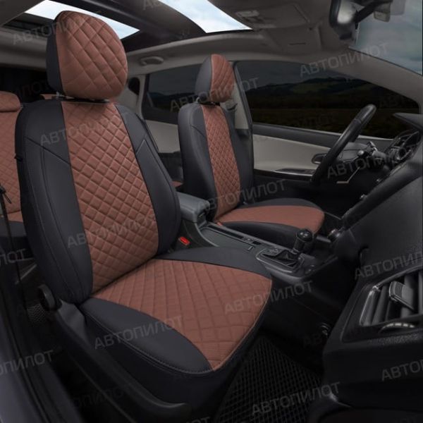 Чехлы Автопилот Экокожа Ромб на Jaecoo J7 (2023+) Чехлы Автопилот Экокожа Ромб на Jaecoo J7 (2023+)