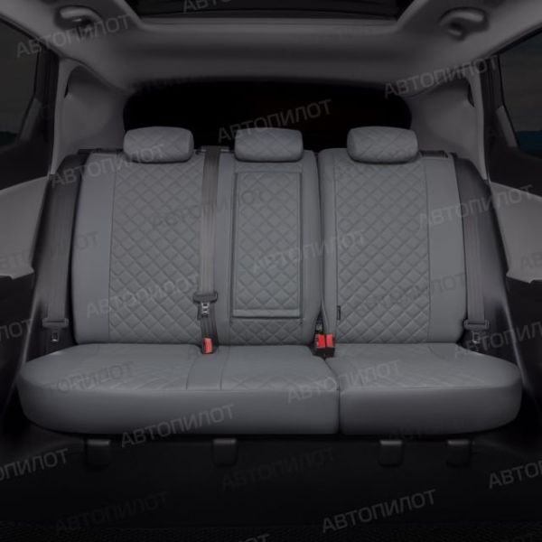 Чехлы Автопилот Экокожа Ромб на Jaecoo J7 (2023+) Чехлы Автопилот Экокожа Ромб на Jaecoo J7 (2023+)