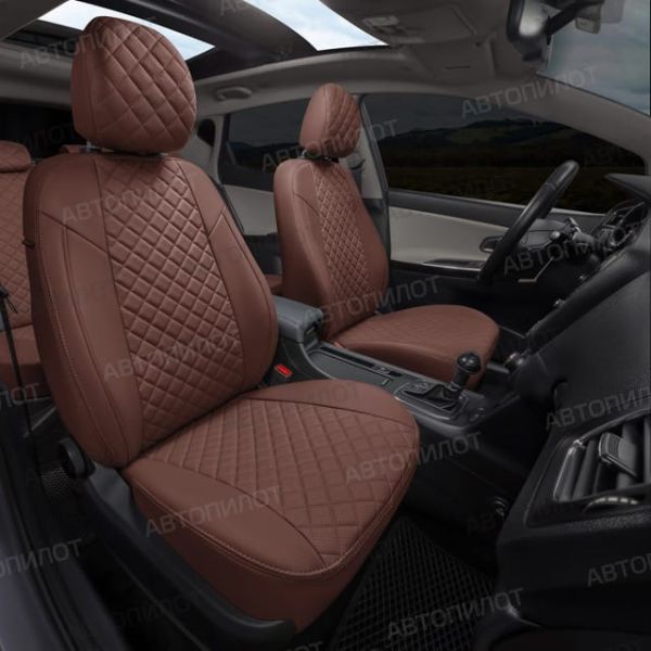 Чехлы Автопилот Экокожа Ромб на Jaecoo J7 (2023+) Чехлы Автопилот Экокожа Ромб на Jaecoo J7 (2023+)