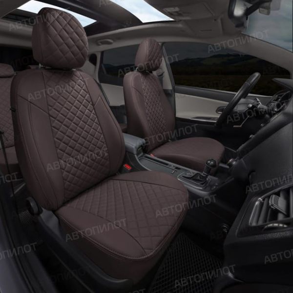 Чехлы Автопилот Экокожа Ромб на Jaecoo J7 (2023+) Чехлы Автопилот Экокожа Ромб на Jaecoo J7 (2023+)